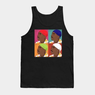 Leon "Warhol" Black Tank Top